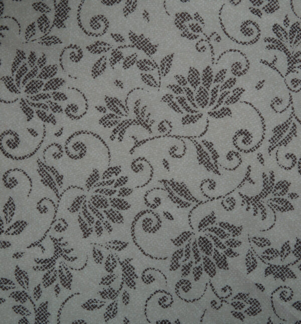 Floral print glass organza fabric - Image 2
