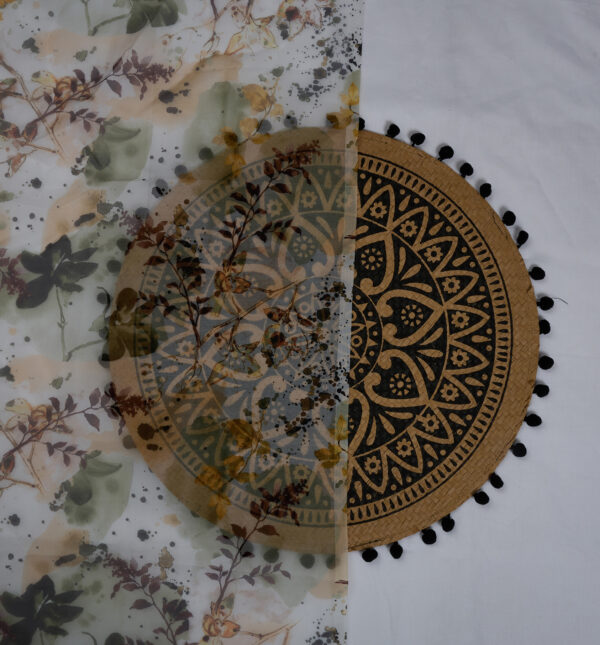 Digital print on glass organza fabric - Image 4